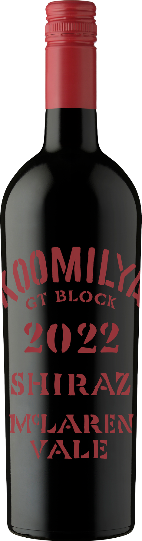 Koomilya GT Block Shiraz 2022 bottle — McLaren Vale